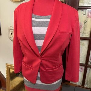 Women's Red Blazer/Medium